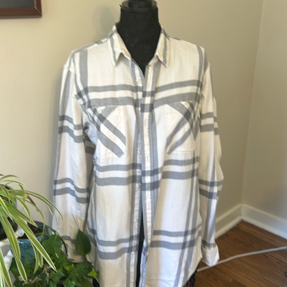 BANANA REPUBLIC Plaid Flannel Shirtt